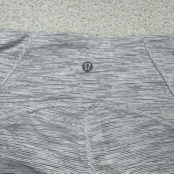 Lululemon Wunder Under Leggings Women's 6‎ Crop Gray Gym Activewear Stretch Yoga - Picture 4 of 8